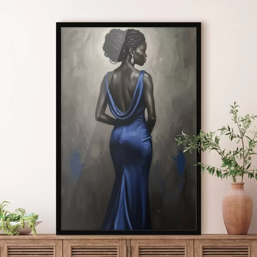 Papier peint Fille en robe f46856