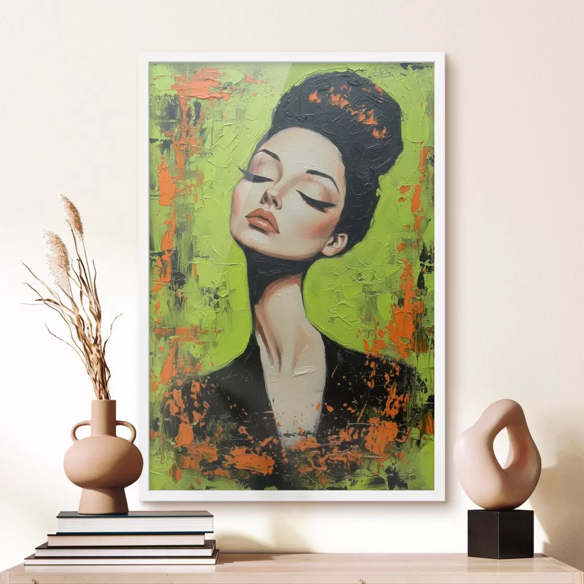 Poster Portrait d'une jeune fille f46860