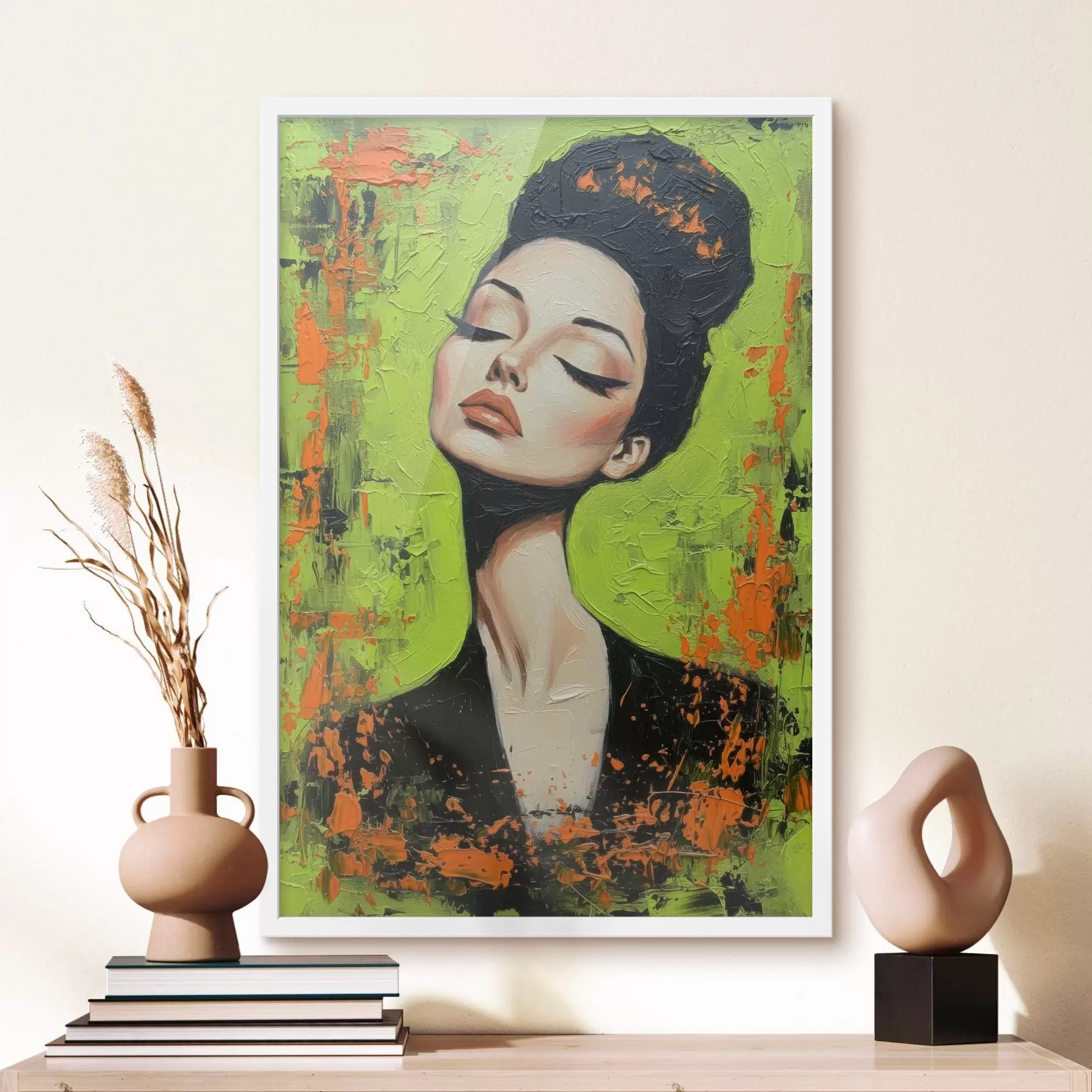 Papier peint Portrait d'une jeune fille f46860