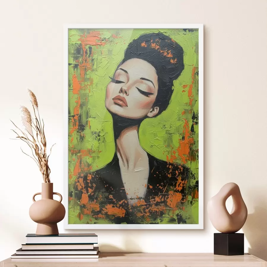 Papier peint Portrait d'une jeune fille f46860