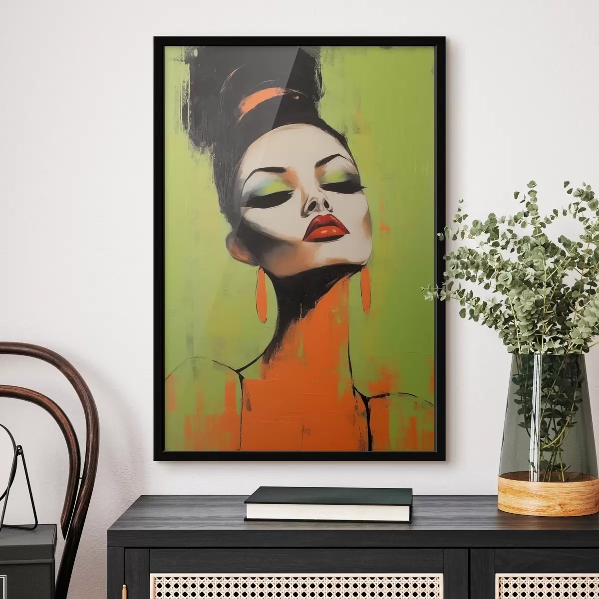 Poster Portrait d'une jeune fille f46866