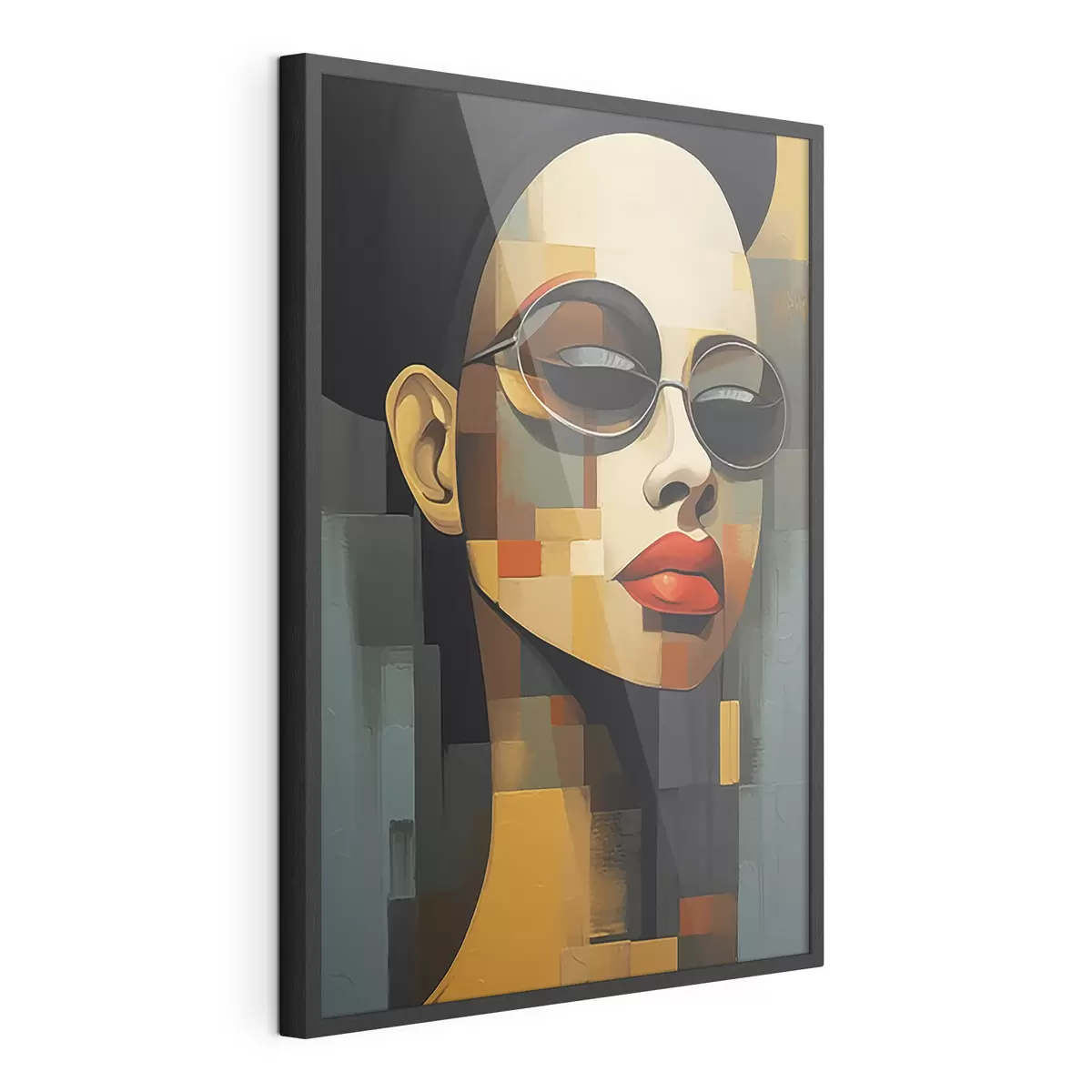 Poster Portrait abstrait f46868