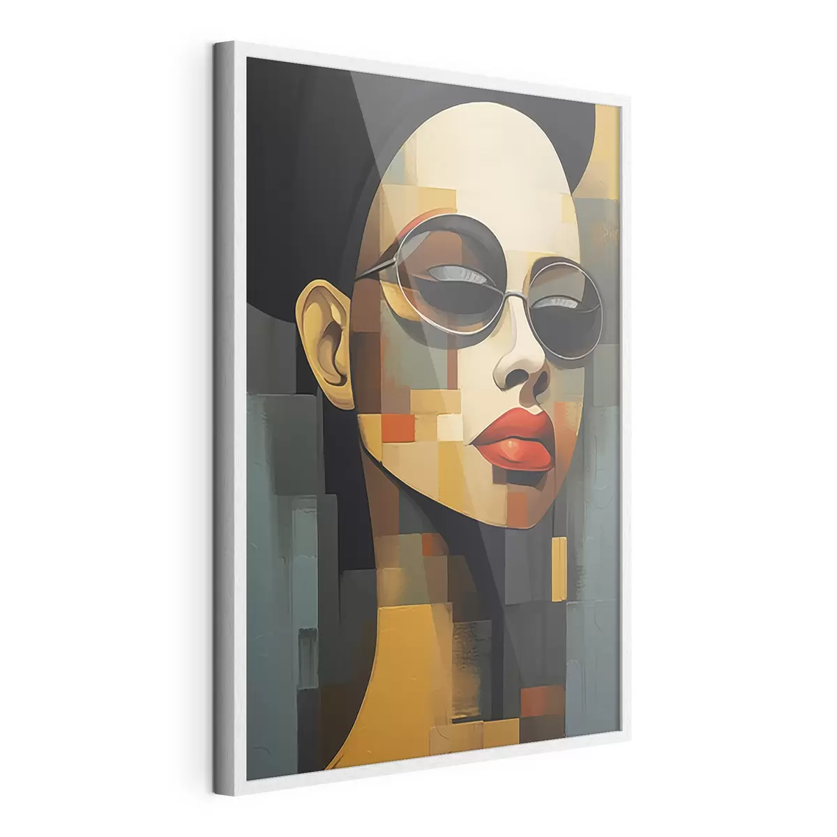 Poster Portrait abstrait f46868