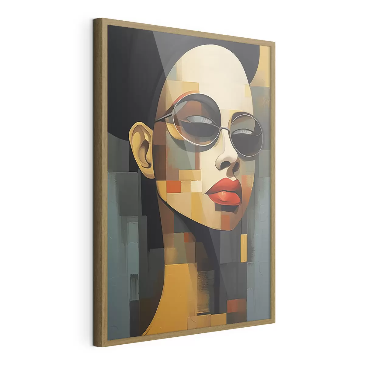 Poster Portrait abstrait f46868