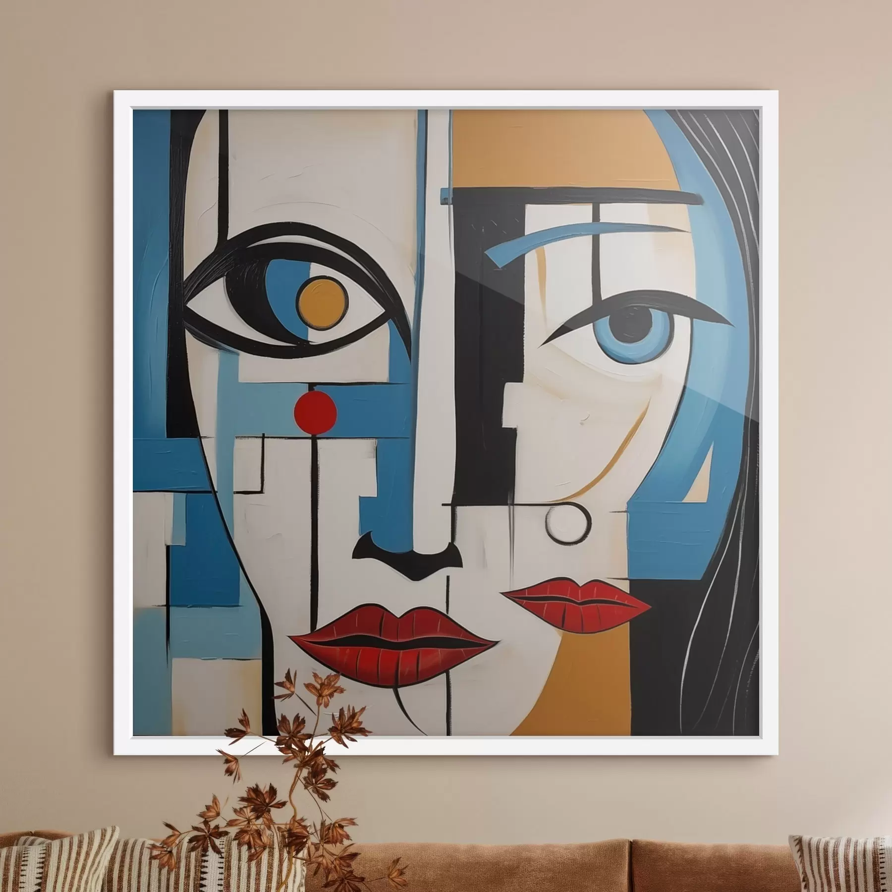 Papier peint Portrait abstrait f46870