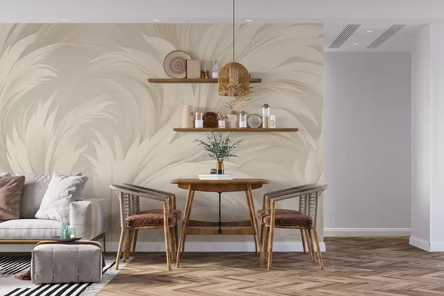 Papier peint Feuilles abstraites w04987