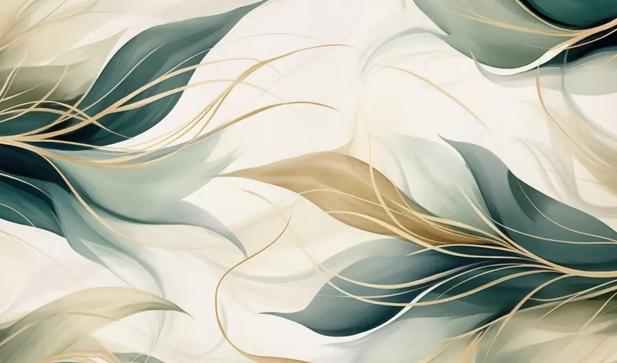 Papier peint Feuilles abstraites w04990