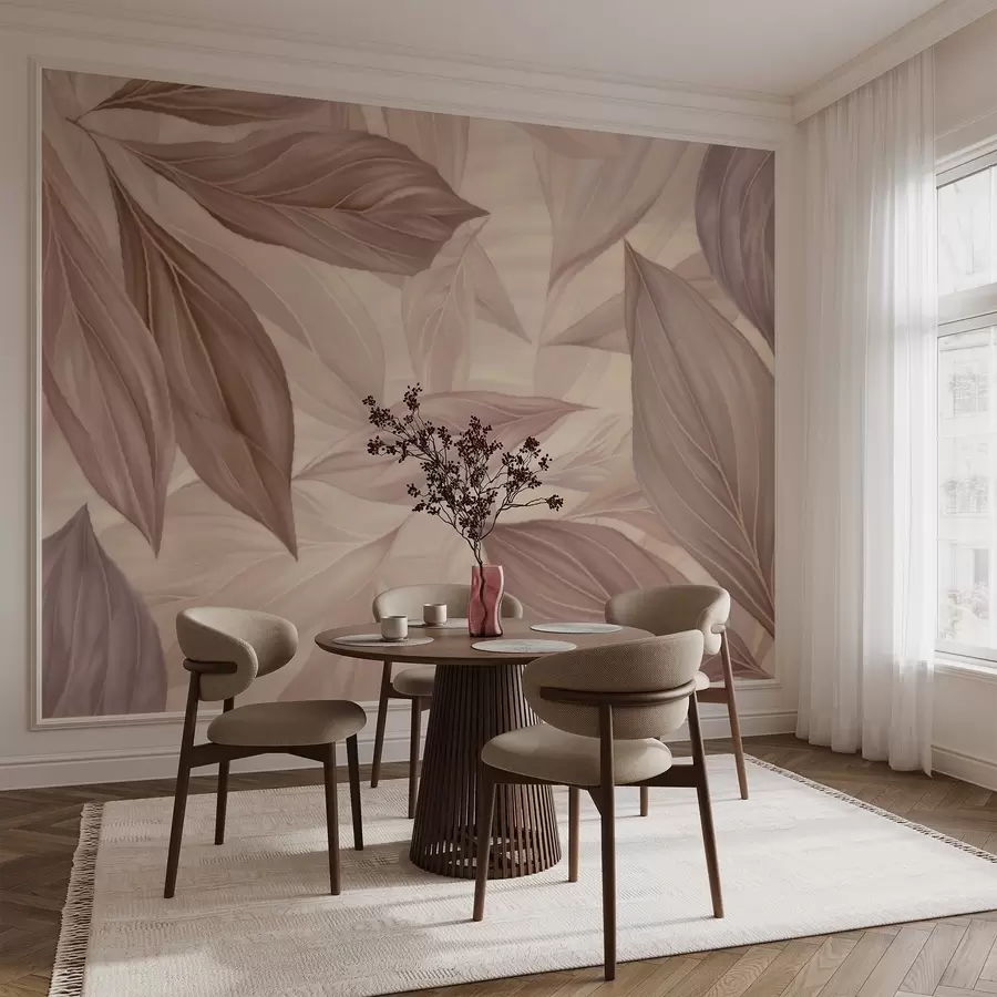 Papier peint Feuilles abstraites délicates w04969v1