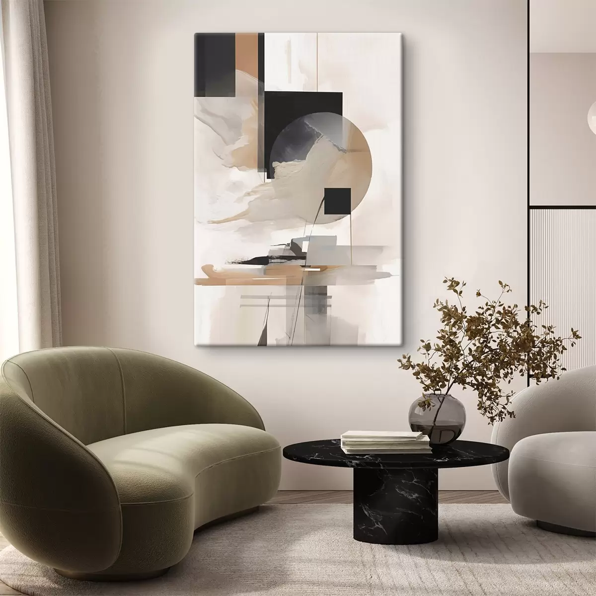 Tableau Abstraction contemporaine s46909