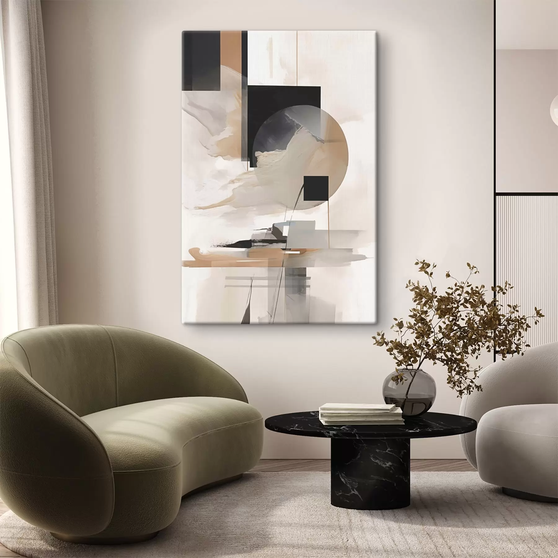 Tableau Abstraction contemporaine s46909