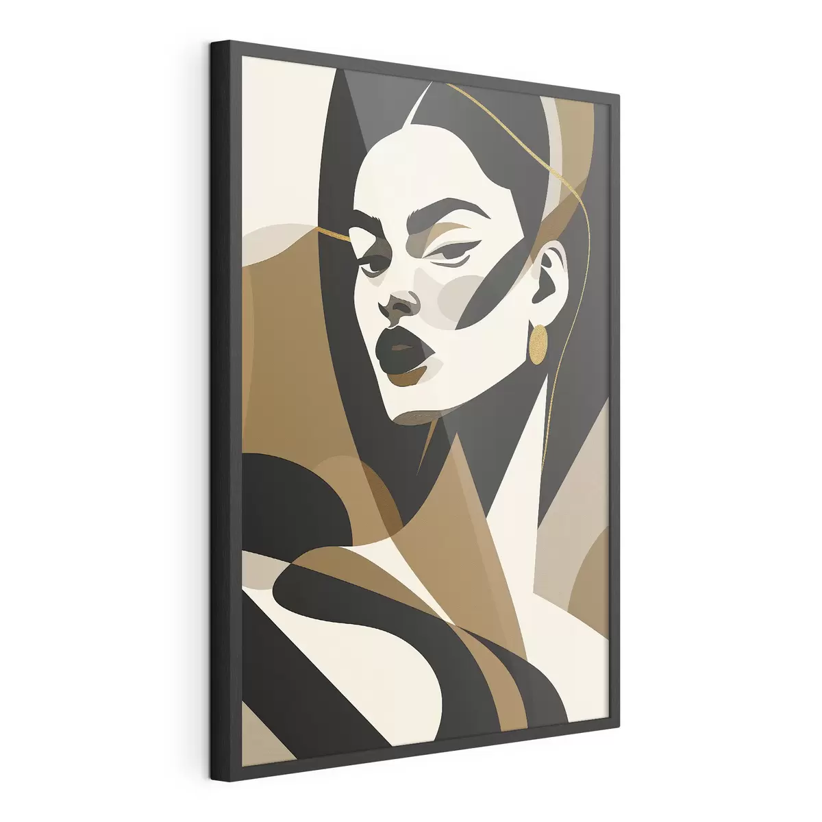 Poster Portrait abstrait d'une femme f46905