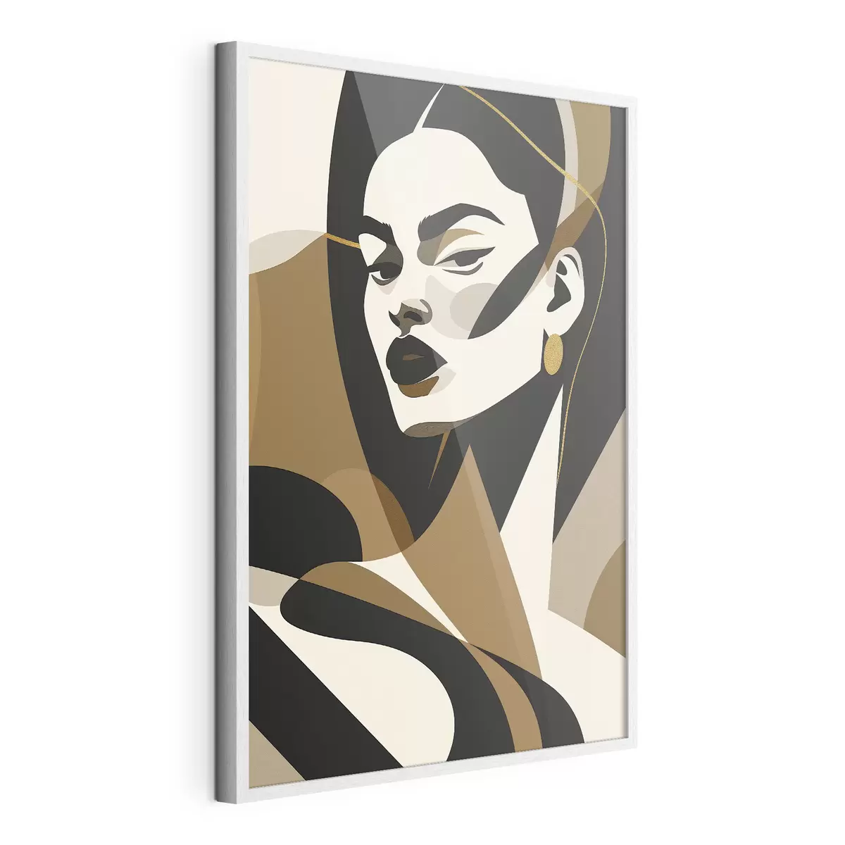 Poster Portrait abstrait d'une femme f46905