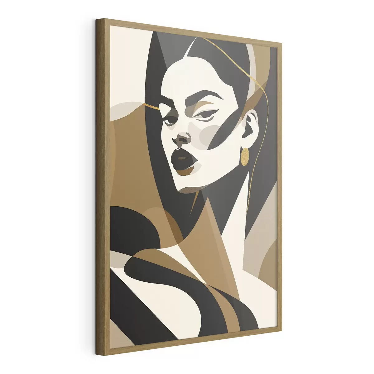 Poster Portrait abstrait d'une femme f46905