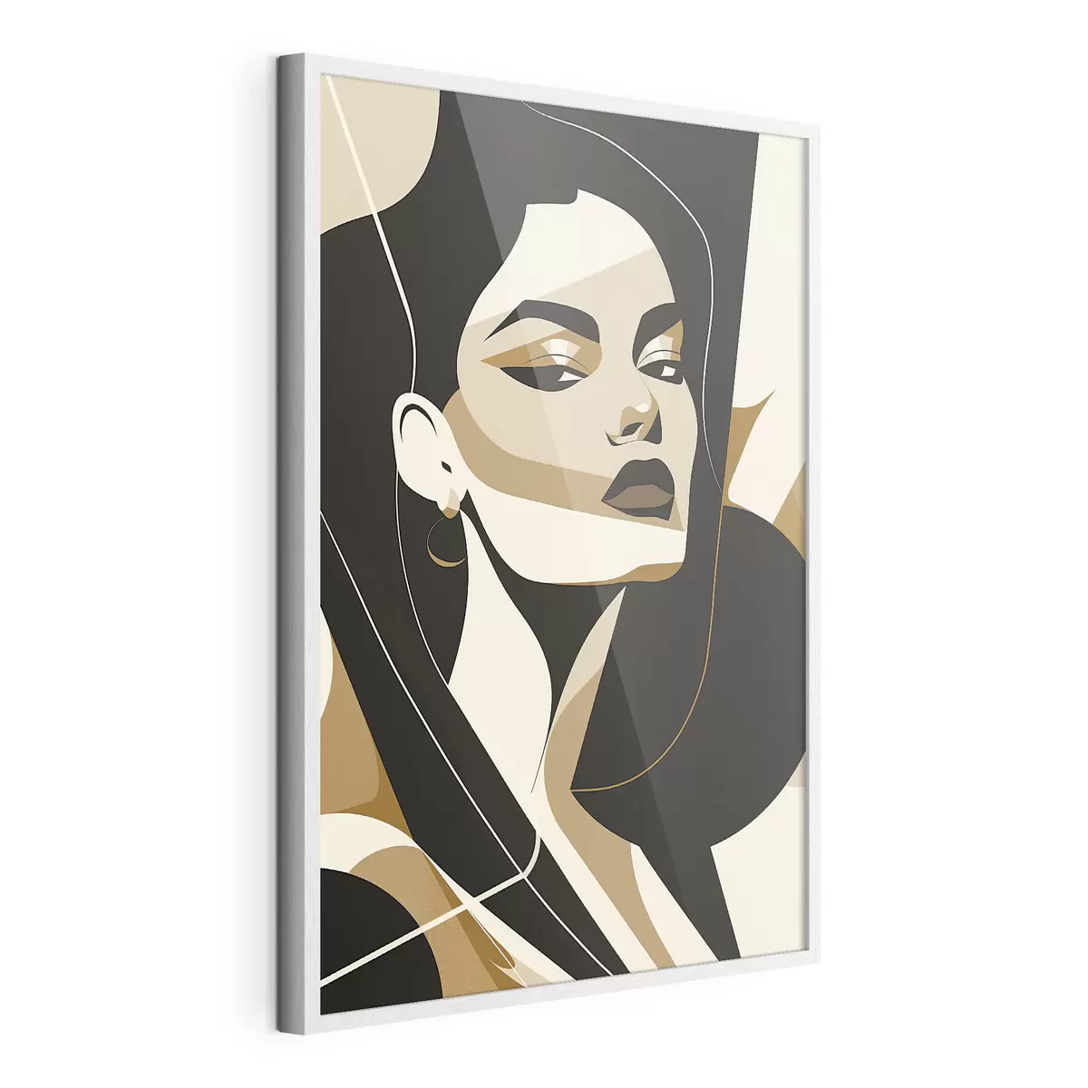Poster Portrait abstrait d'une femme f46906
