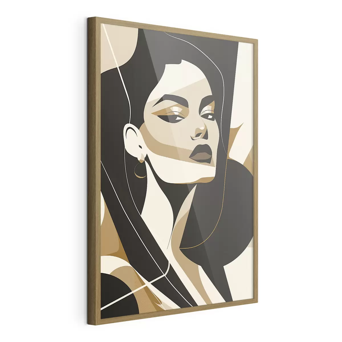 Poster Portrait abstrait d'une femme f46906