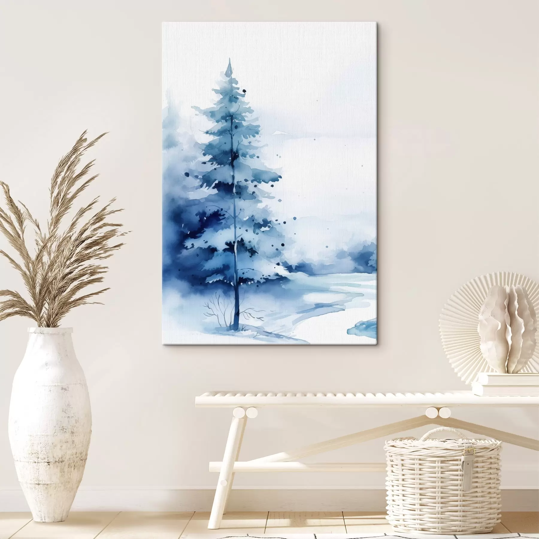 Papier peint Sapin dans la forêt s46966