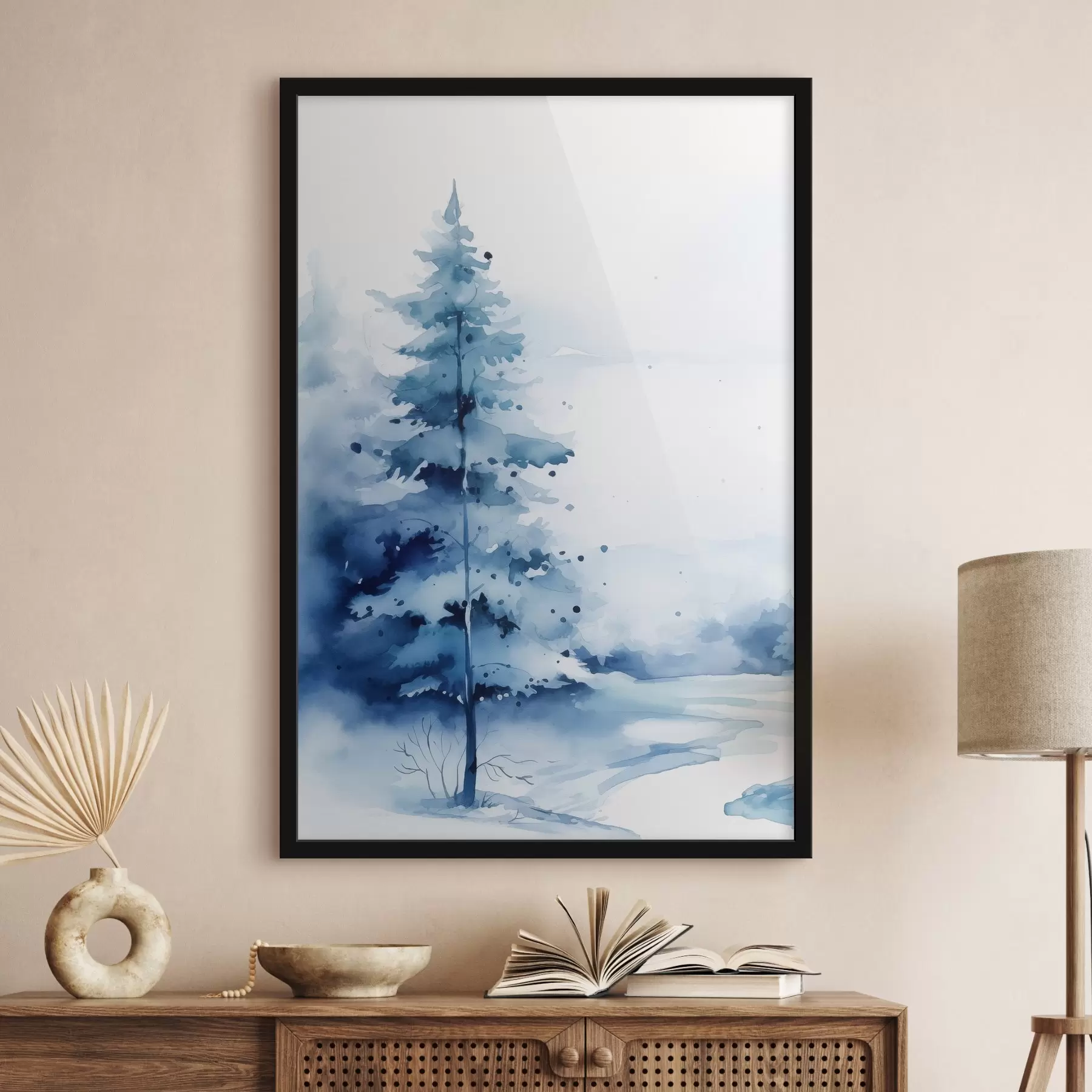 Papier peint Sapin dans la forêt f46966