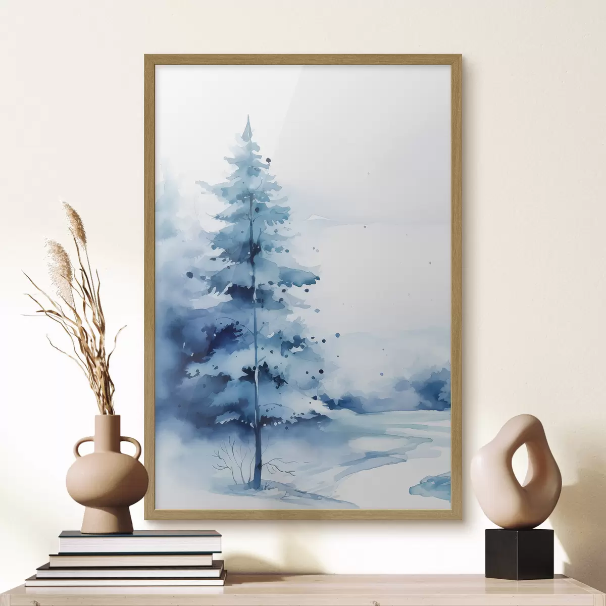 Poster Sapin dans la forêt f46966