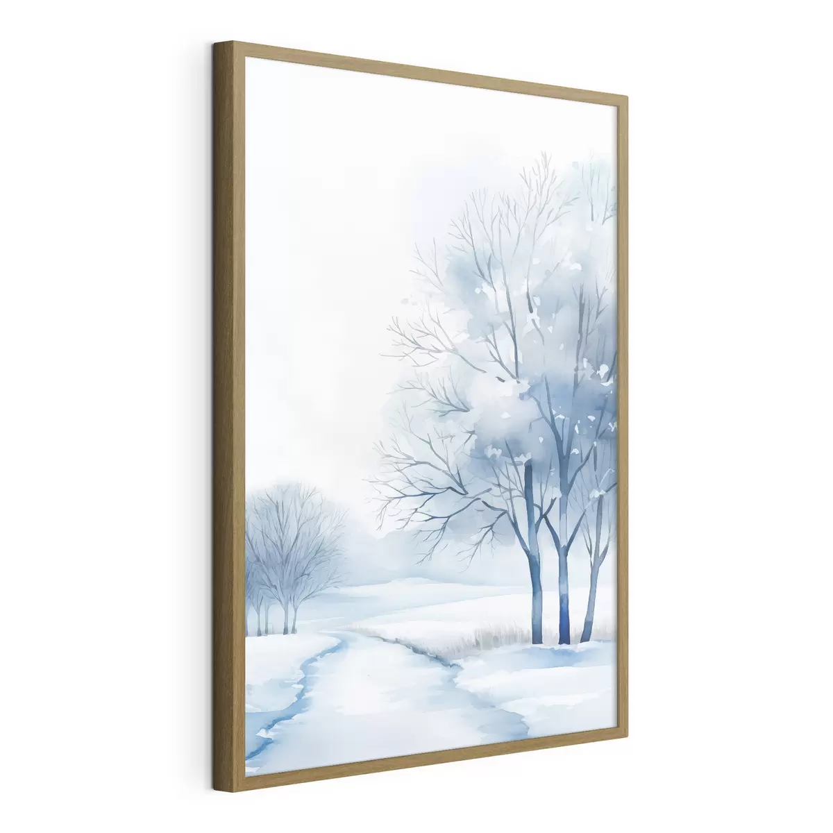 Poster Arbres dans un jardin d'hiver f46967