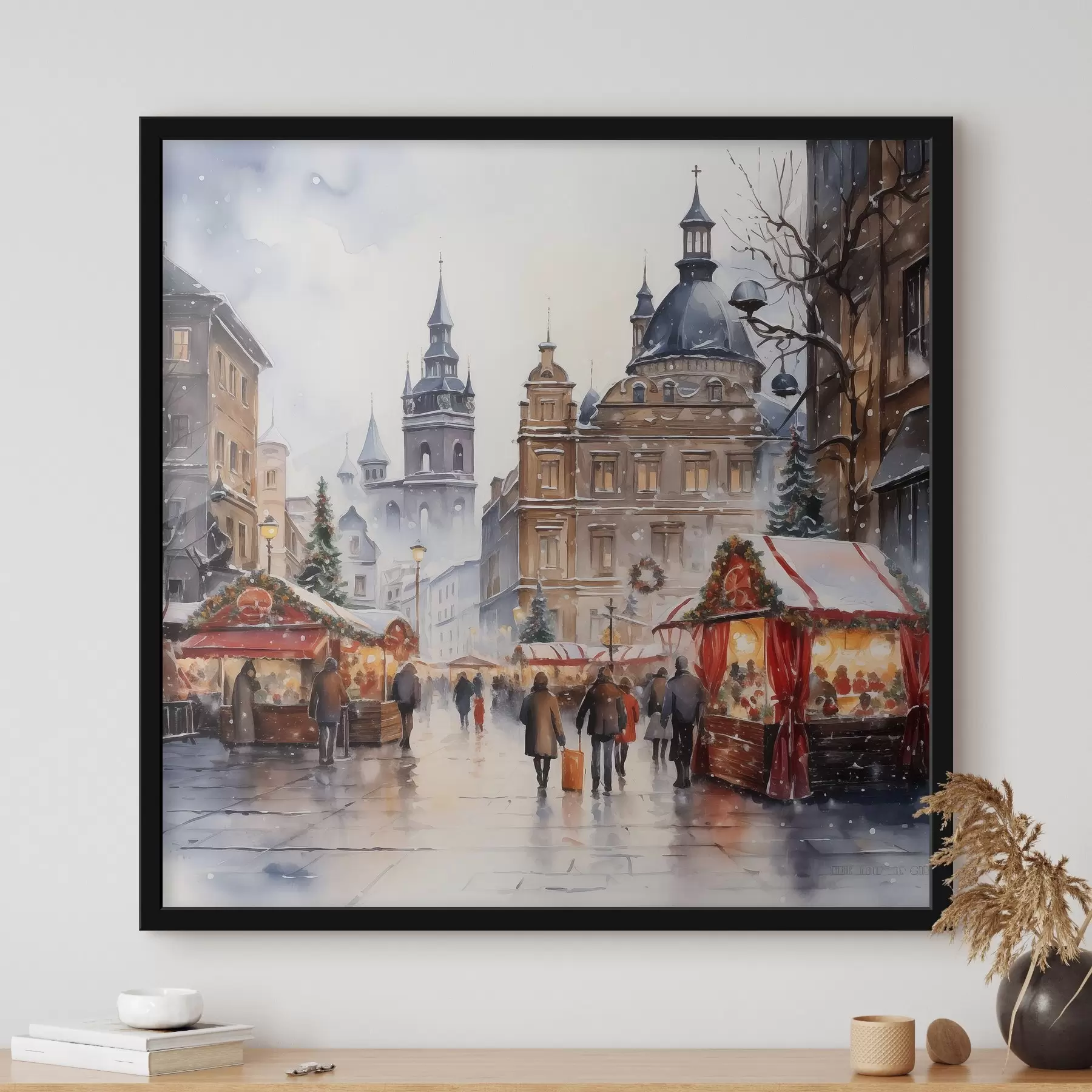 Papier peint Prague en hiver f46968
