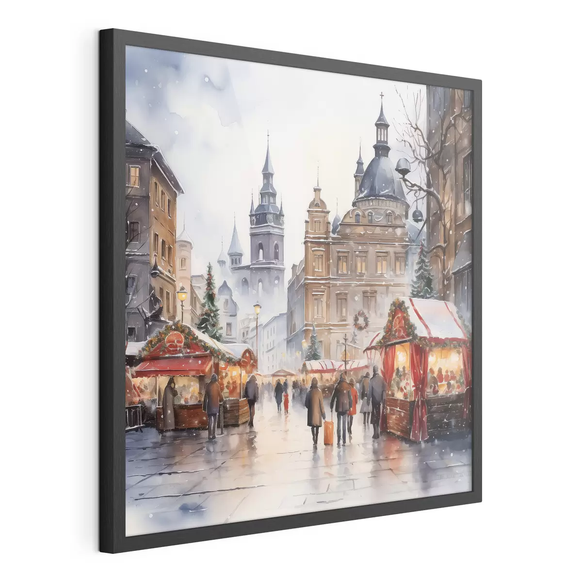 Poster Prague en hiver f46968