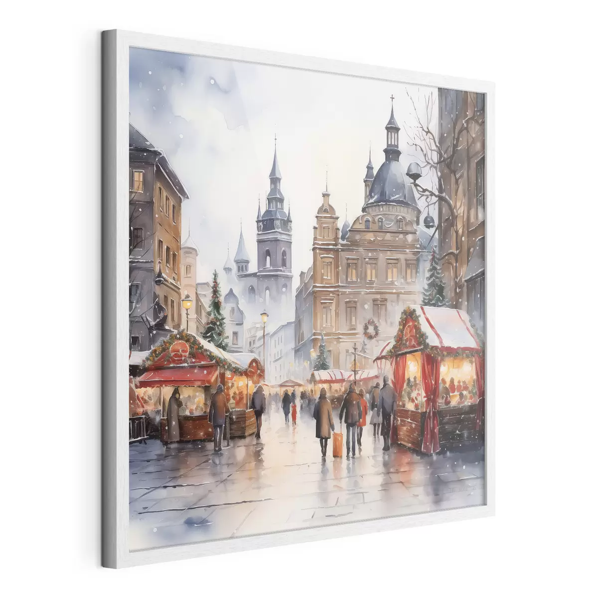 Poster Prague en hiver f46968