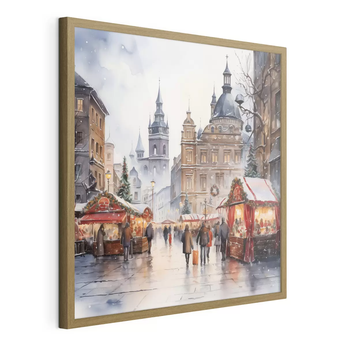 Poster Prague en hiver f46968