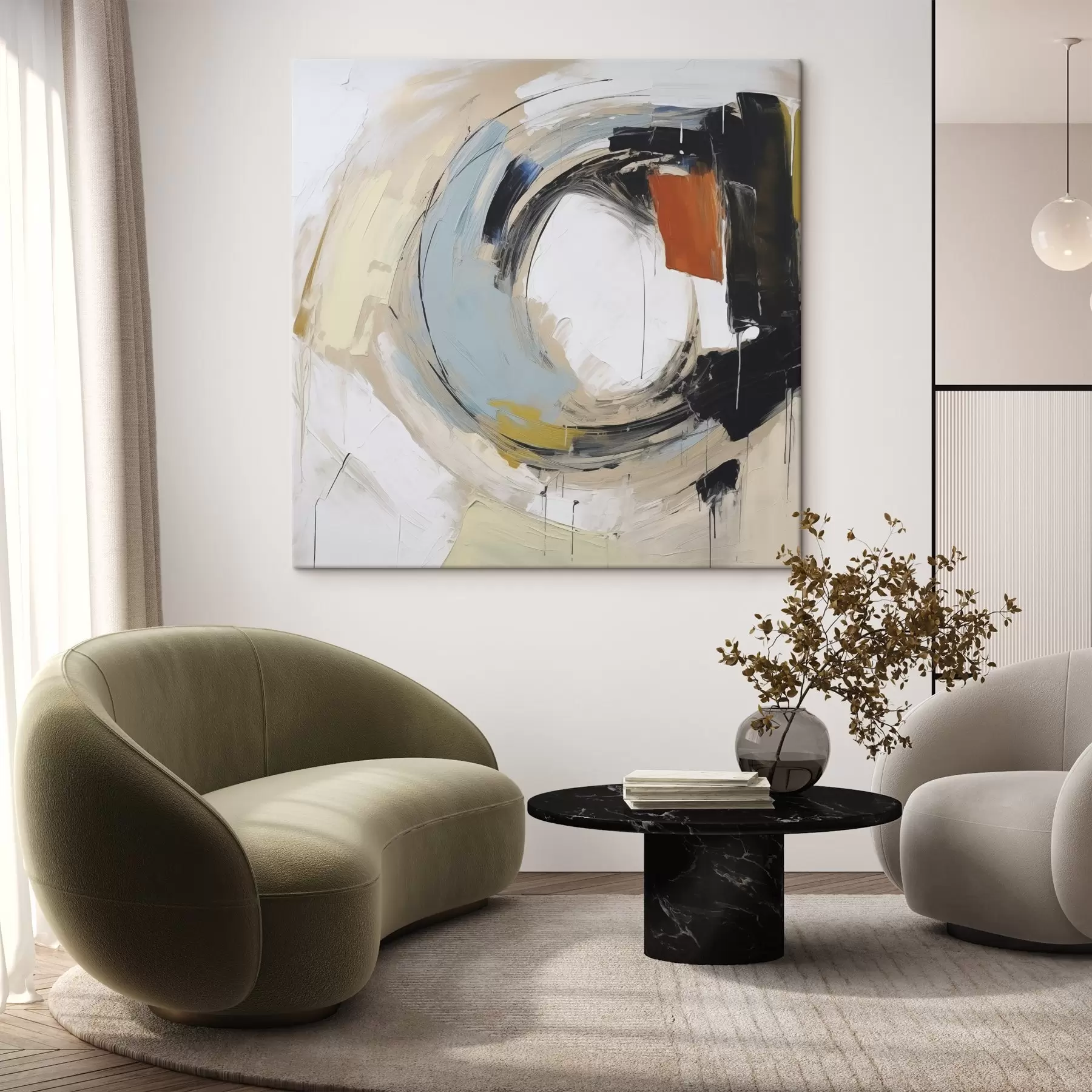 Tableau Abstraction moderne s46921