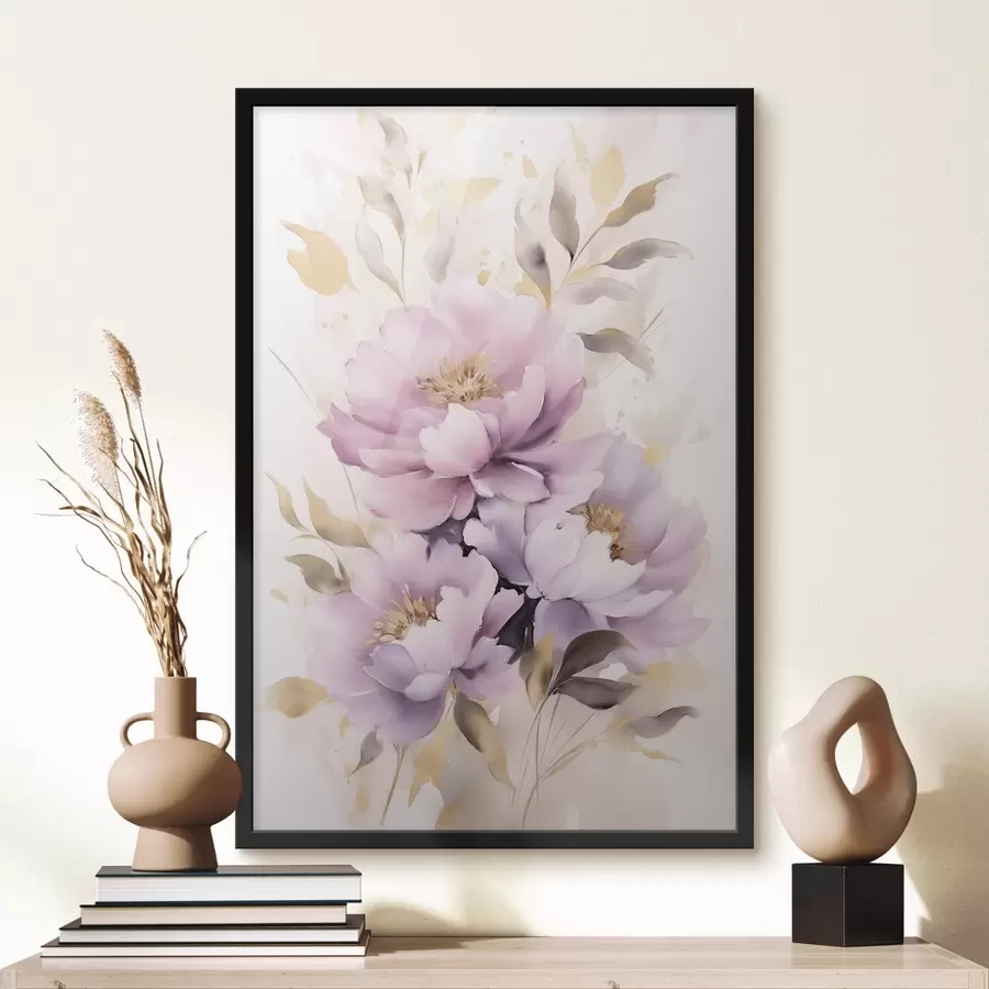 Papier peint Bouquet imitation peinture f46915