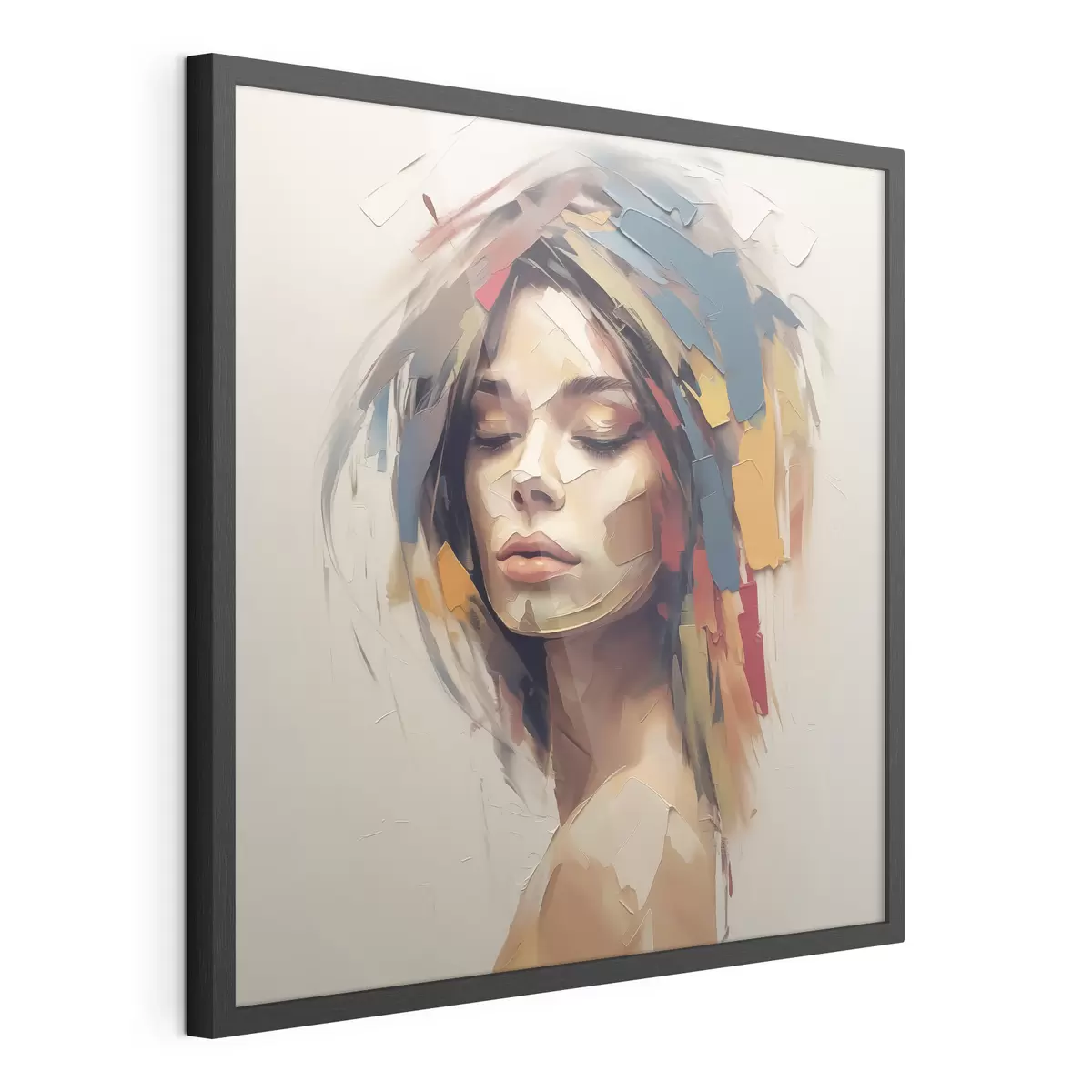 Poster Portrait abstrait d'une femme f46917