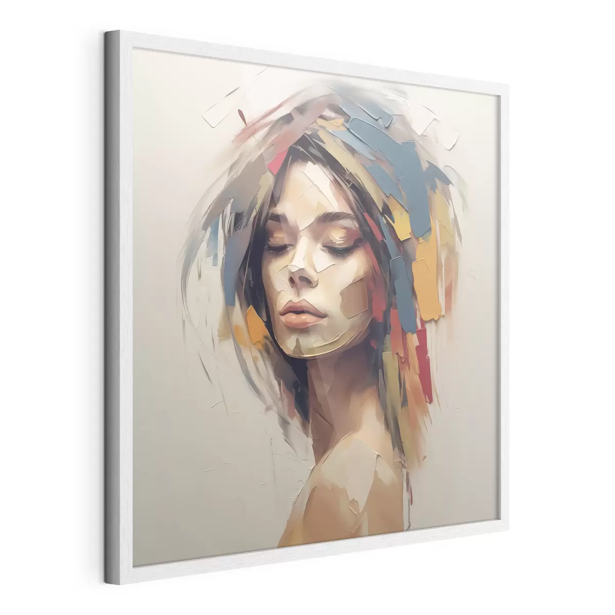 Poster Portrait abstrait d'une femme f46917