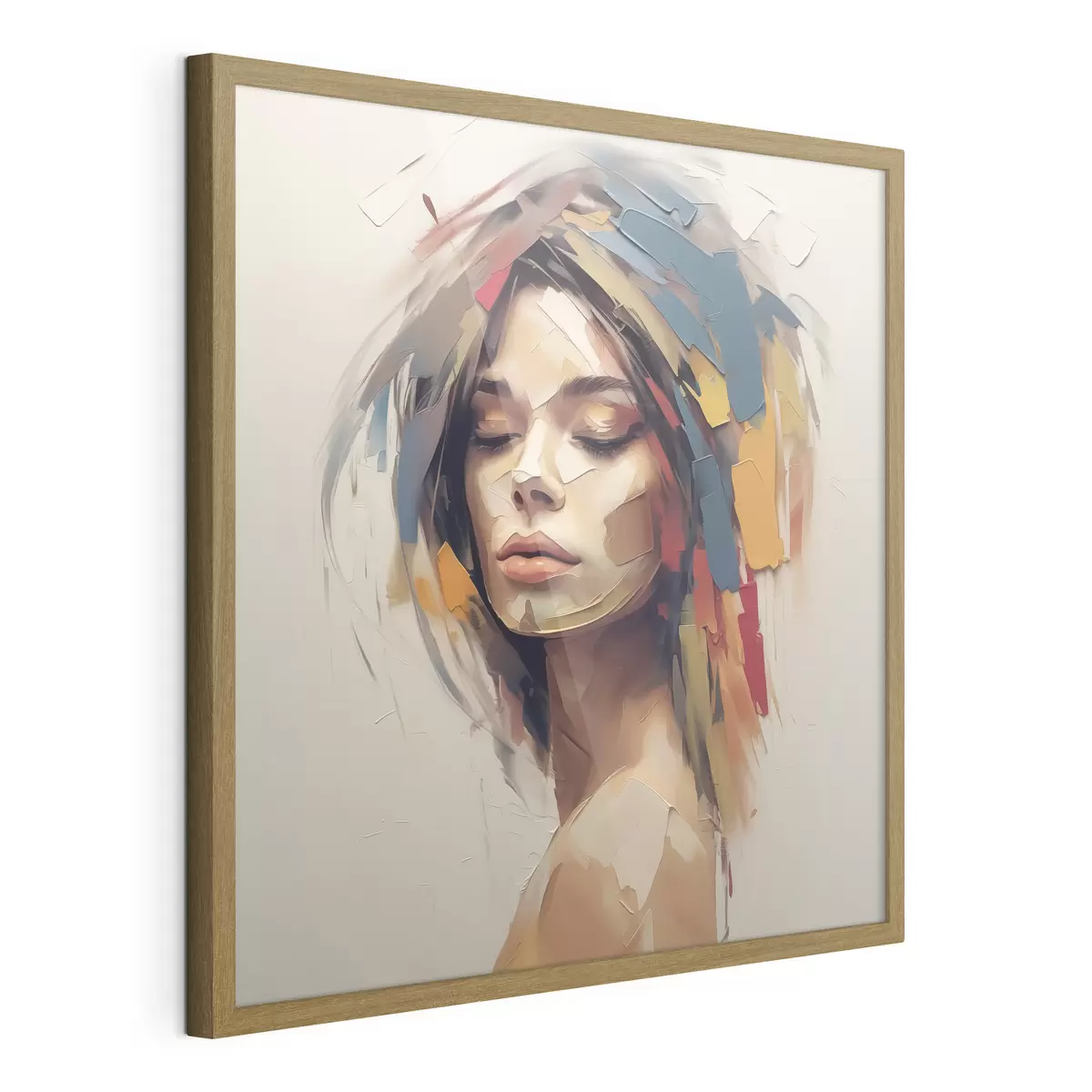 Poster Portrait abstrait d'une femme f46917