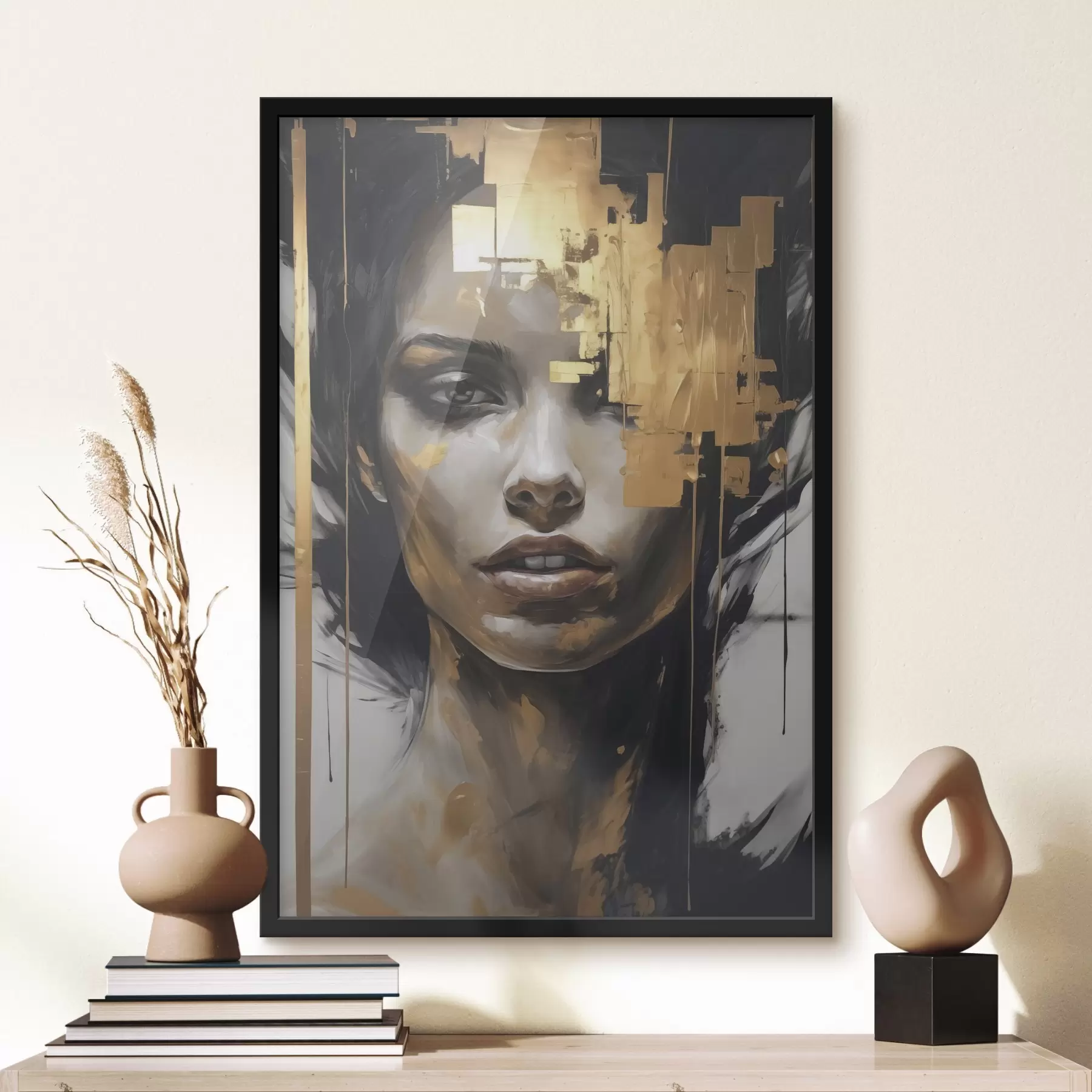 Papier peint Portrait abstrait f46920