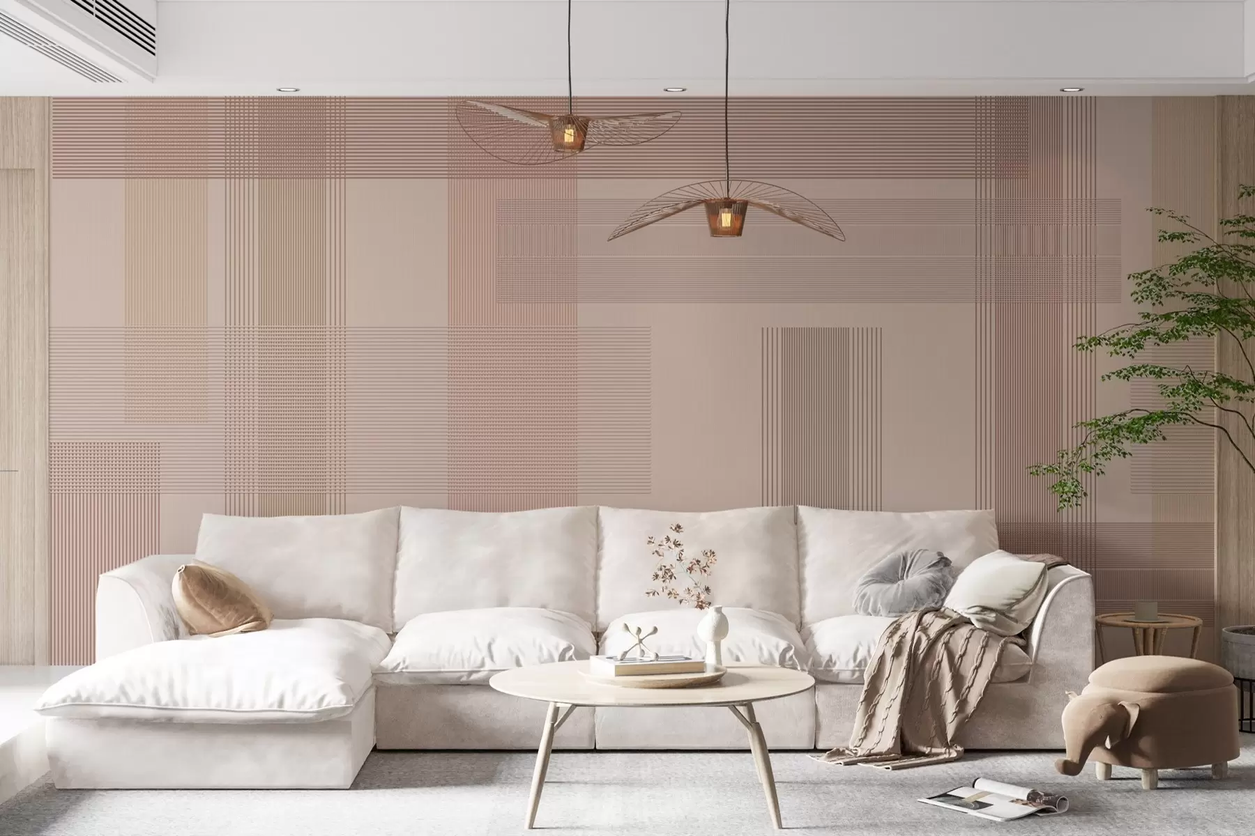 Papier peint Harmonie géométrique w05014