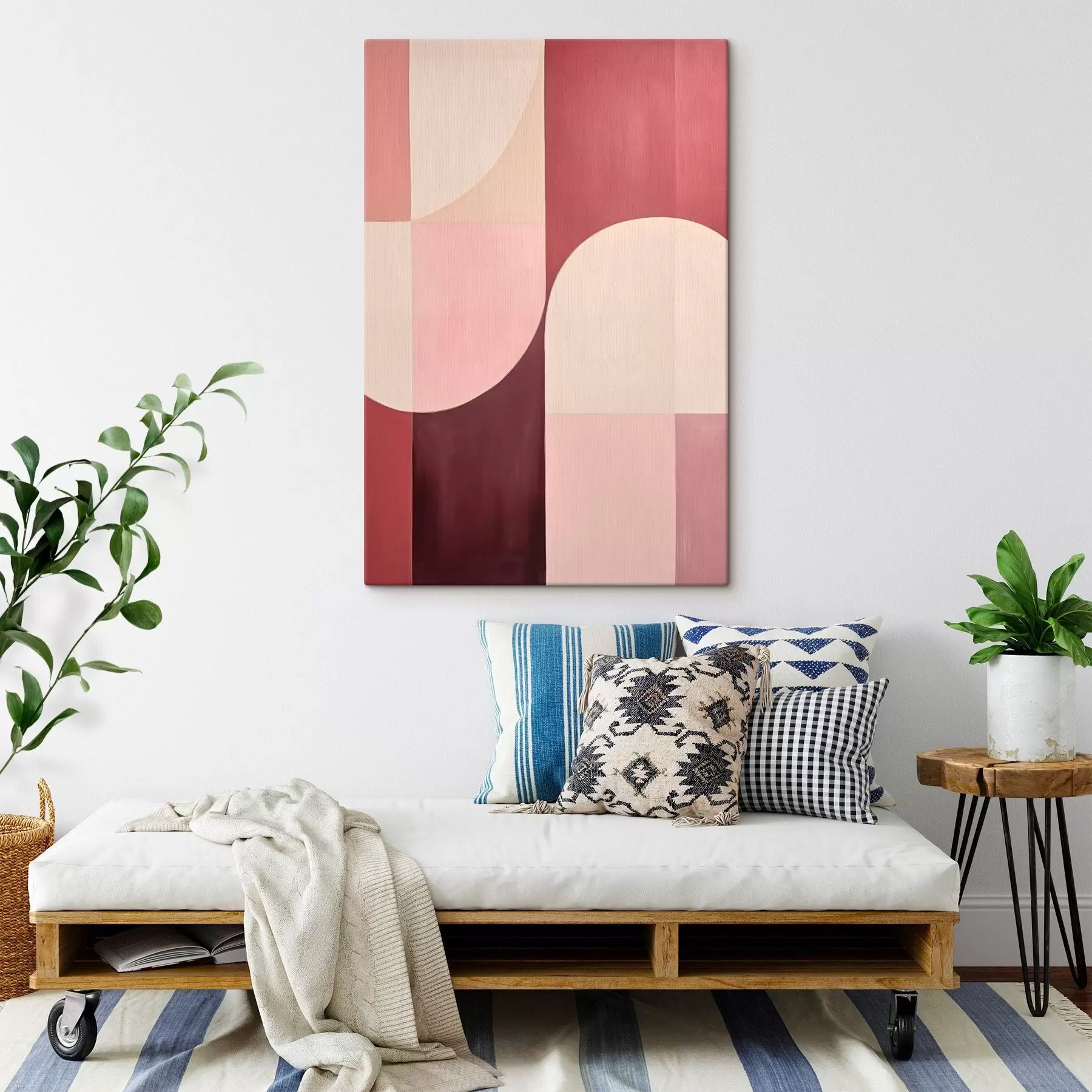 Tableau Composition de formes fluides s46990