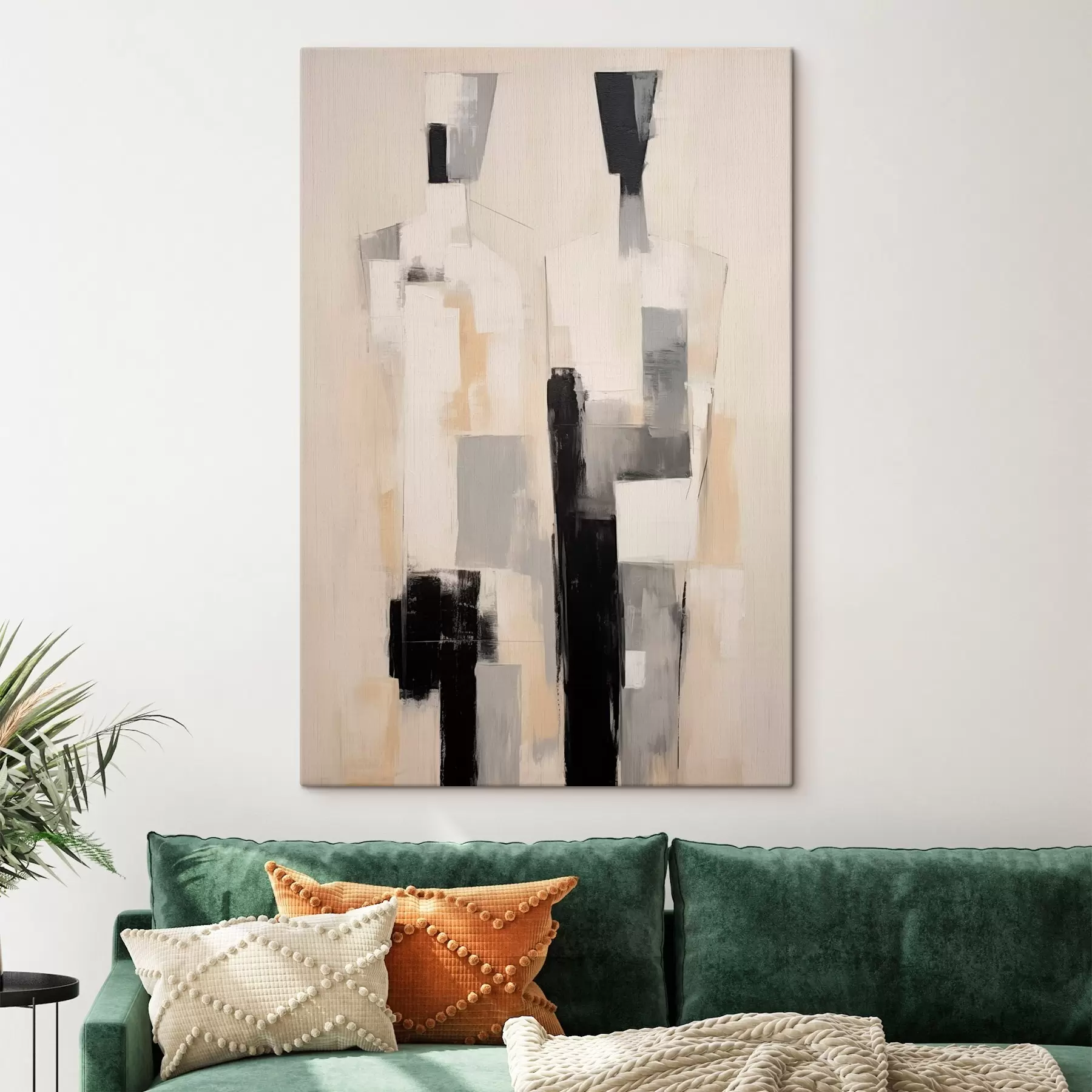 Tableau Couple abstrait s47001