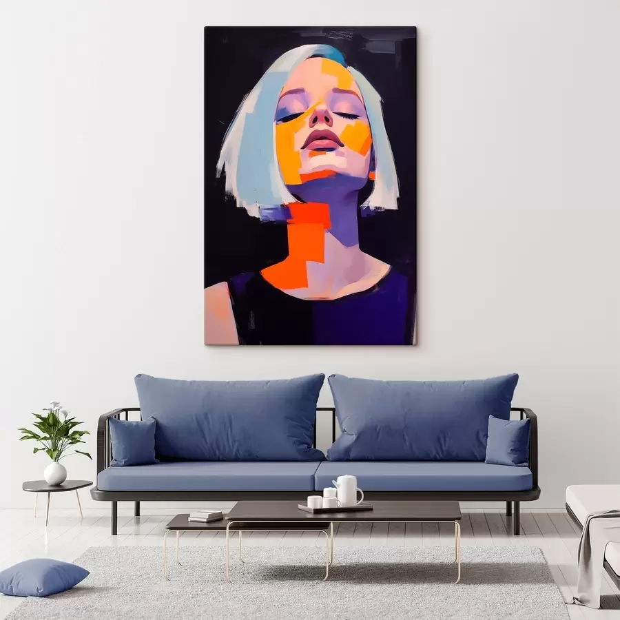 Tableau Portrait d'une jeune fille s47004