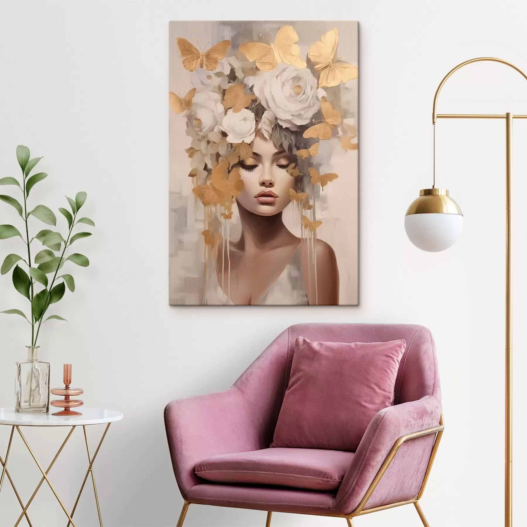 Tableau Portrait d'une jeune fille s47005