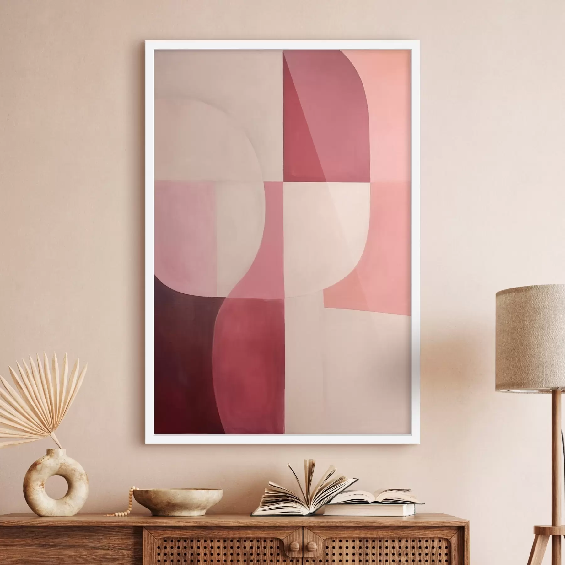 Papier peint Composition de formes fluides f46989