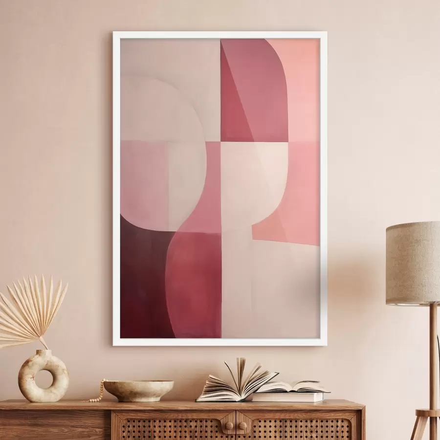 Papier peint Composition de formes fluides f46989