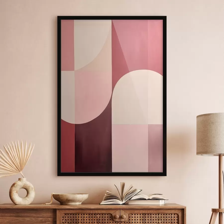 Papier peint Composition de formes fluides f46990