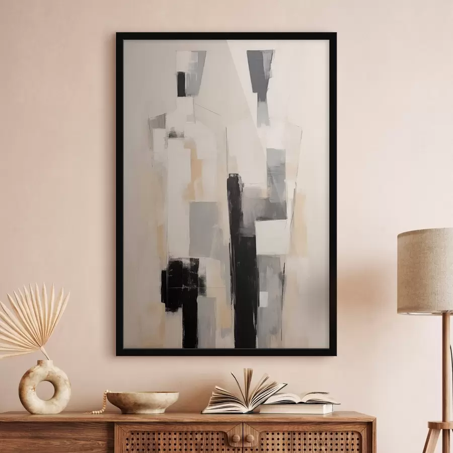 Papier peint Couple abstrait f47001