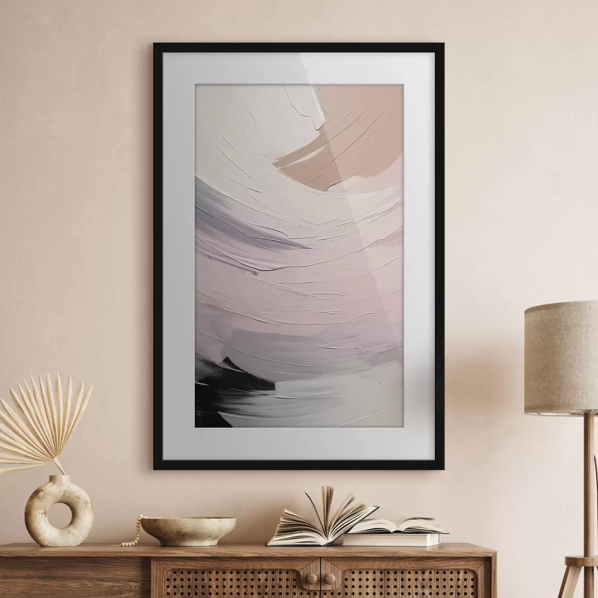 Poster Coups de pinceau abstraits f47002