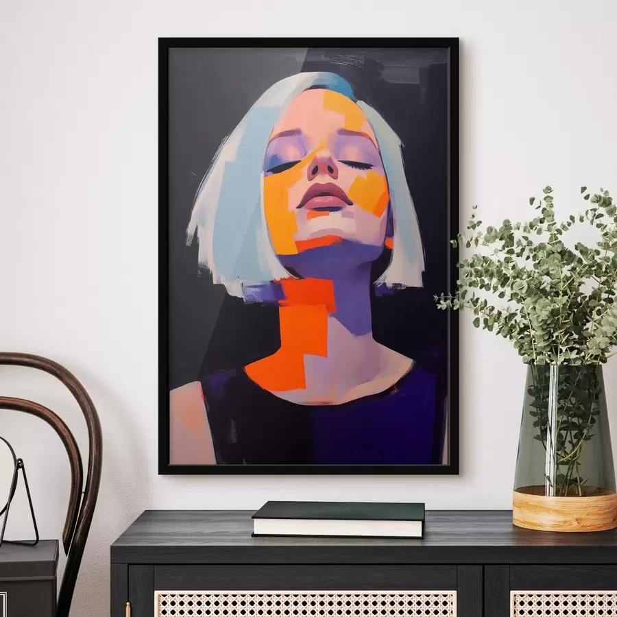 Papier peint Portrait d'une jeune fille f47004