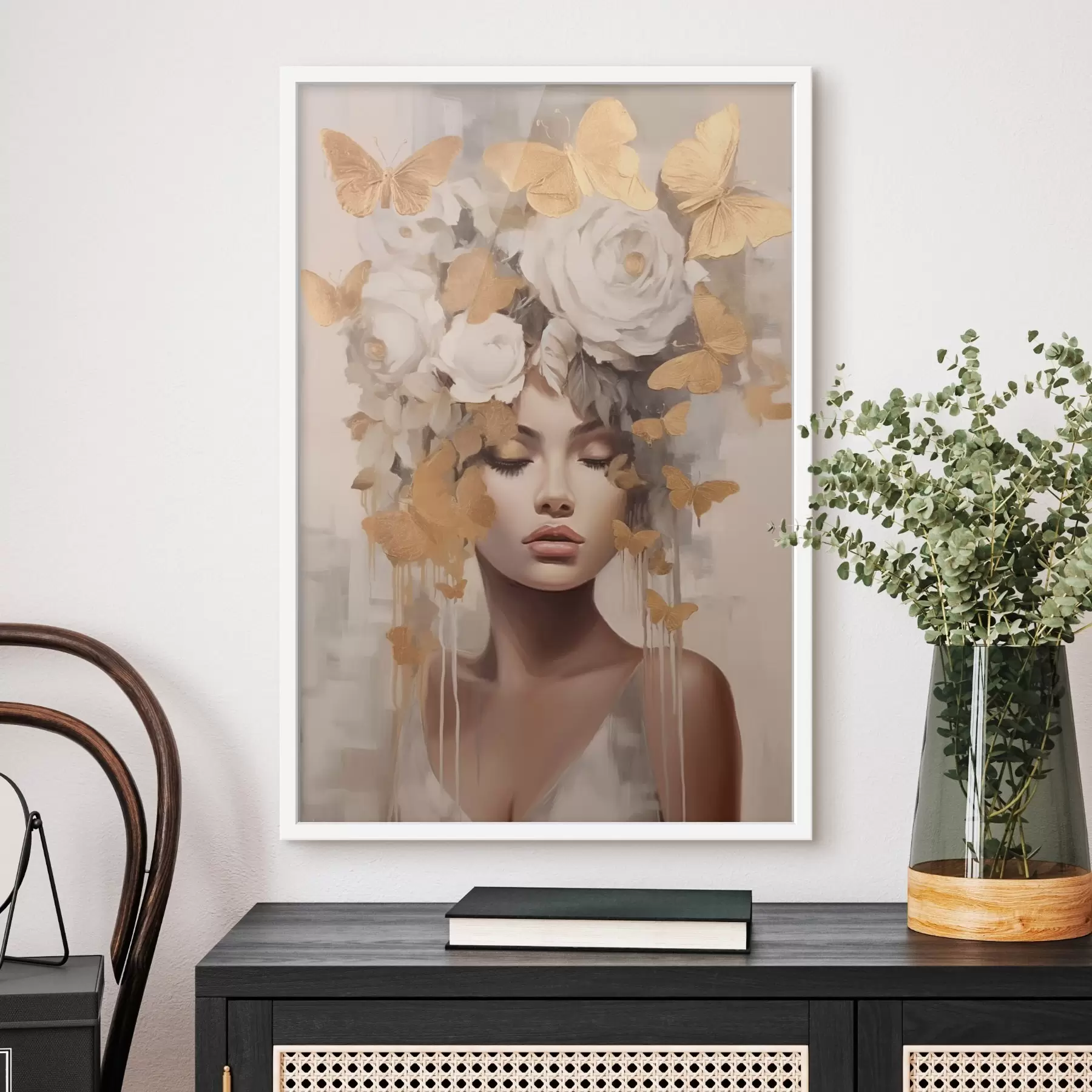 Papier peint Portrait d'une jeune fille f47005