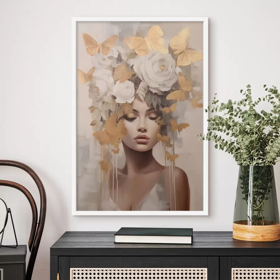 Papier peint Portrait d'une jeune fille f47005