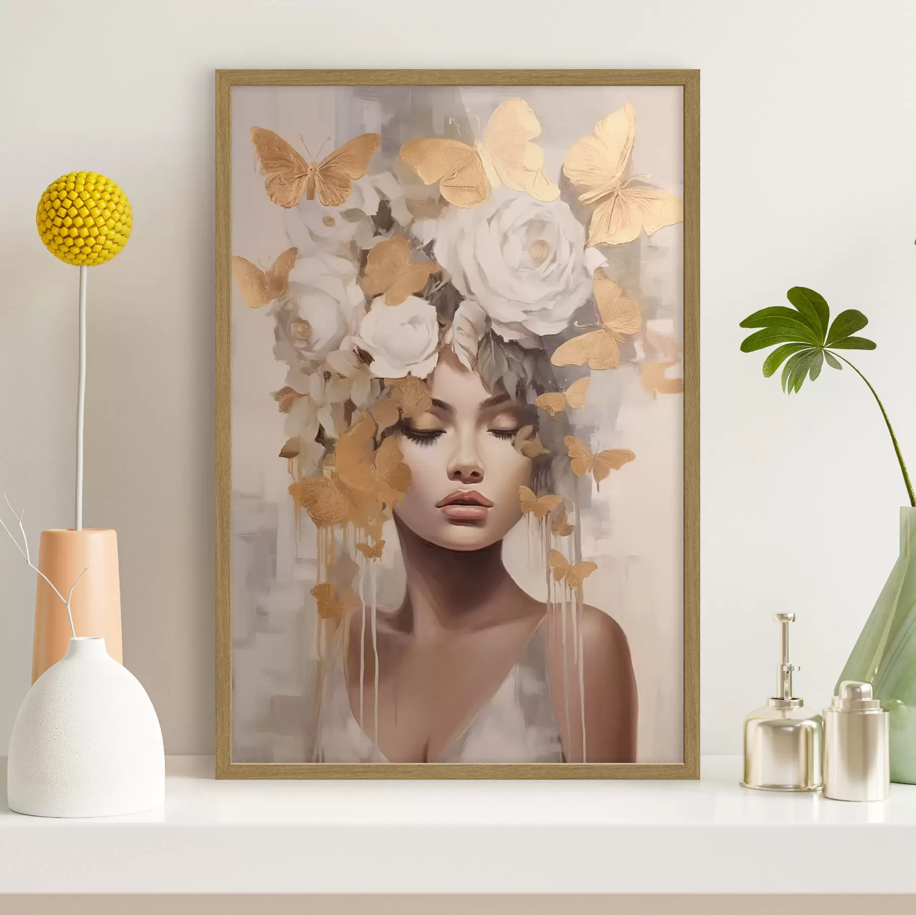 Papier peint Couronne de papillons f47005