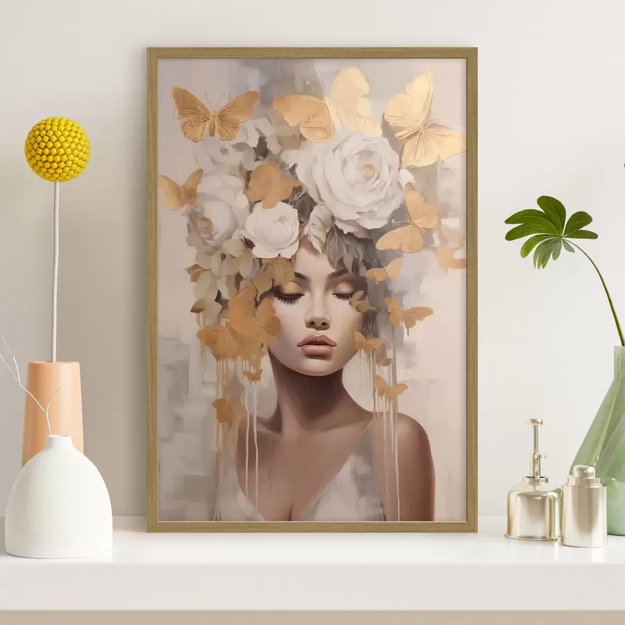Papier peint Couronne de papillons f47005