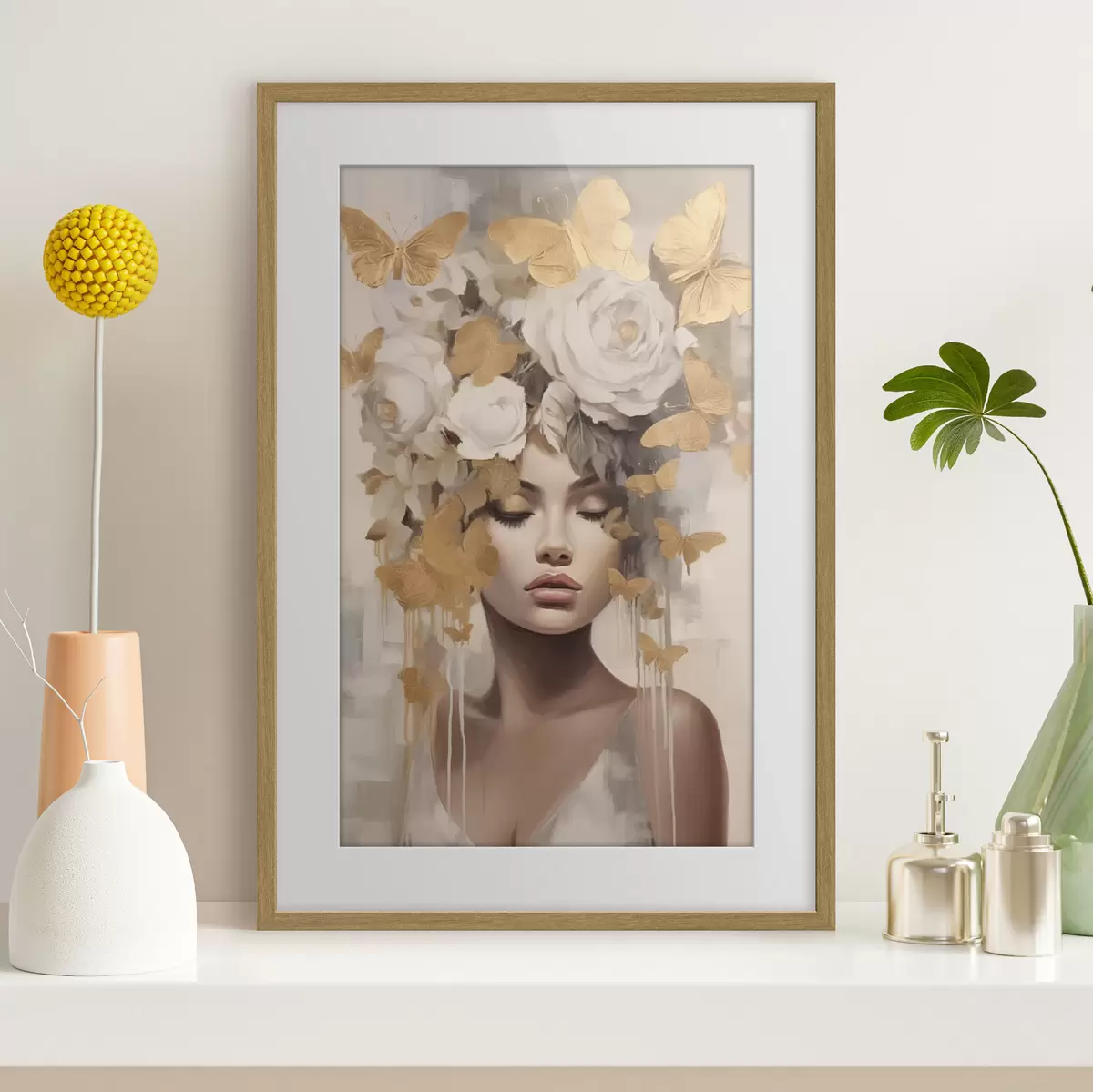 Poster Couronne de papillons f47005