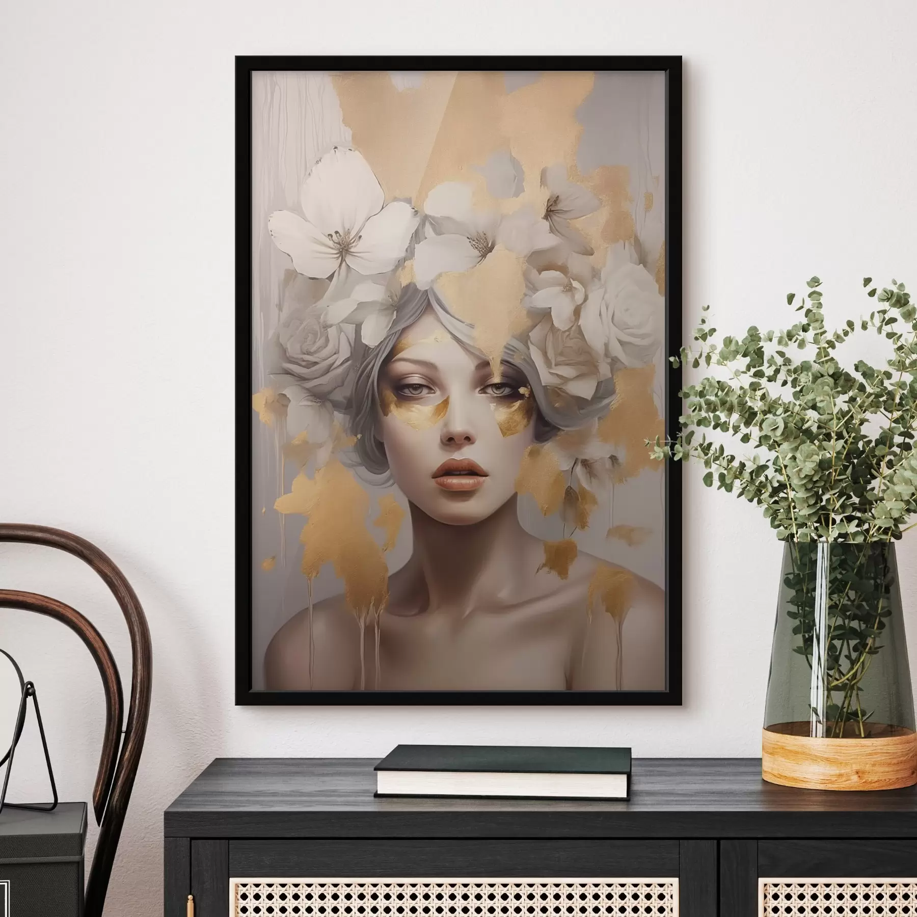 Papier peint Portrait d'une jeune fille f47006